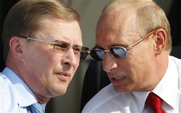 Sergei Ivanov (left) & Putin