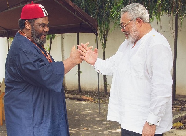 Image result for pete edochie and jerry rawlings