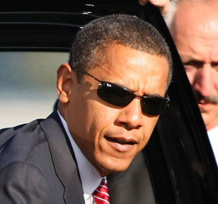 Obama on Ray-Ban Glasses
