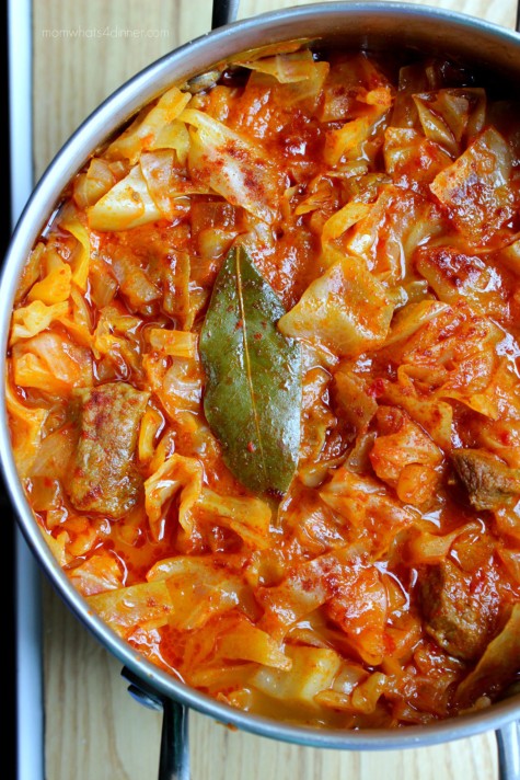 How to prepare Cabbage stew