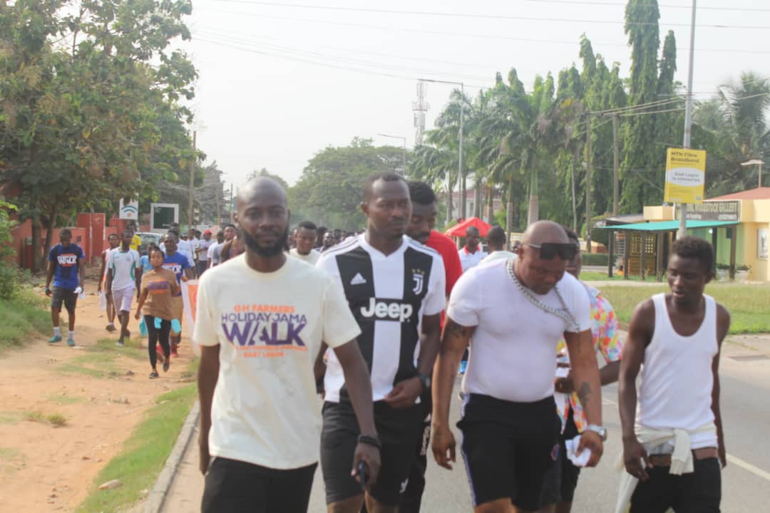 Bukom Banku, Kwame Bee and others joins Gattuso at East Legon fruits and vegetables jama walk