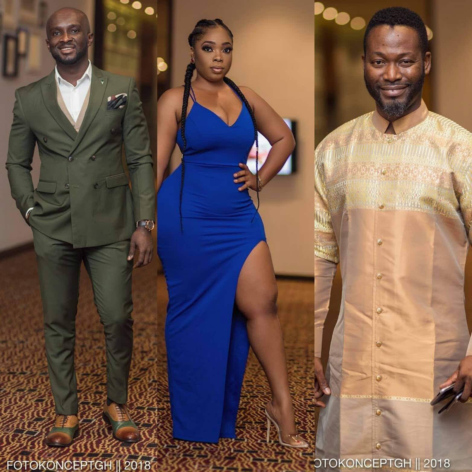 Here are some best dressed celebrity at the Ghana Football Awards