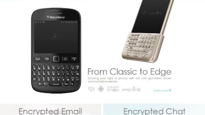 Blackberry modified to 'help drug cartels'