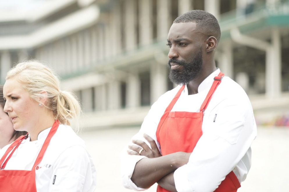 Chef Eric Adjepong appears on season 16 of Top Chef. Photo courtesy Bravo. 