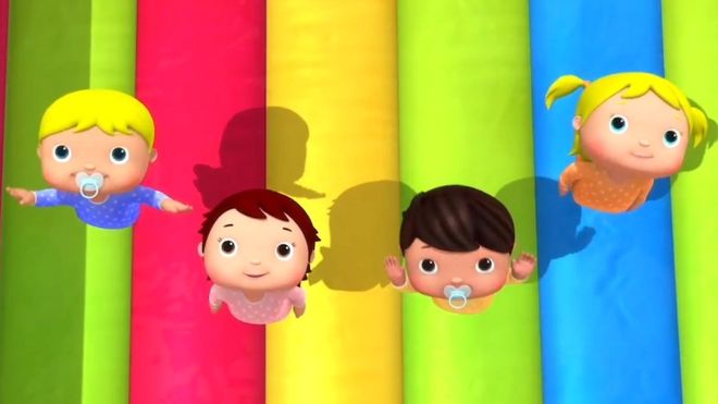 Little Baby Bum's animated videos are brightly coloured and feature a range of characters 