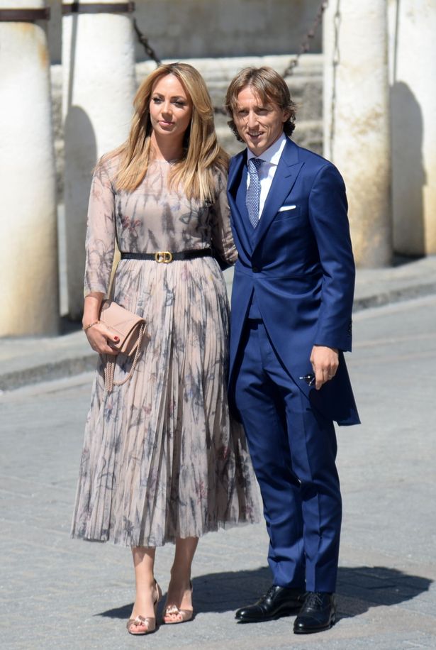 Luka Modric  and partner