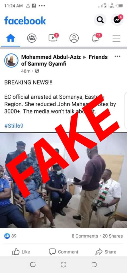 No Official Has Been Arrested In Somanya – Electoral Commission