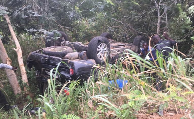 Vice-President Amissah-Arthur's vehicle in accident