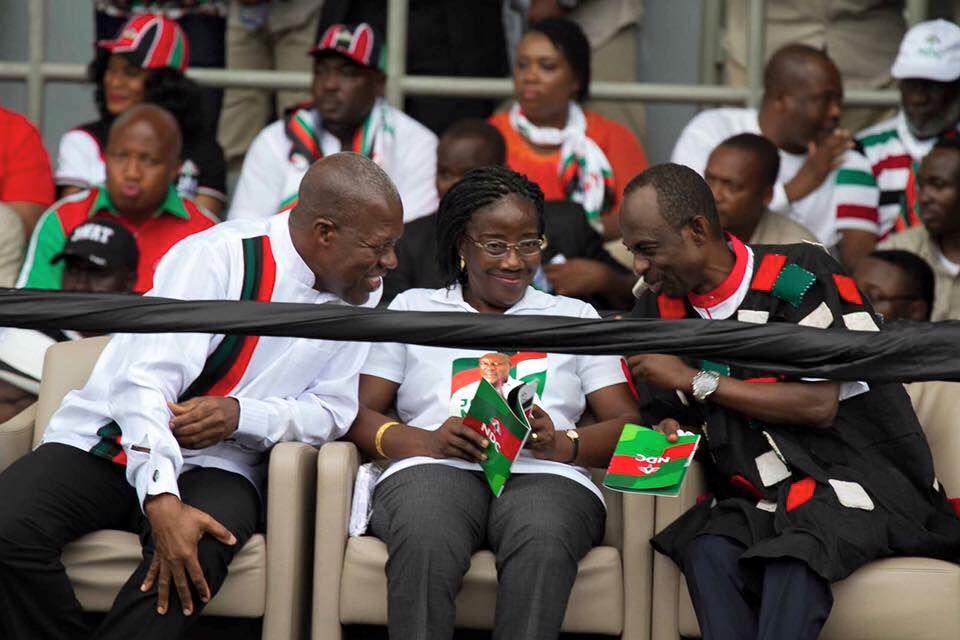 Veep with wife & NDC Sec. Gen