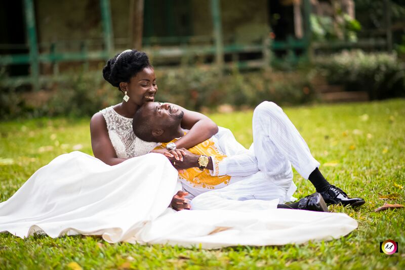 Manasseh Azure Awuni with wife