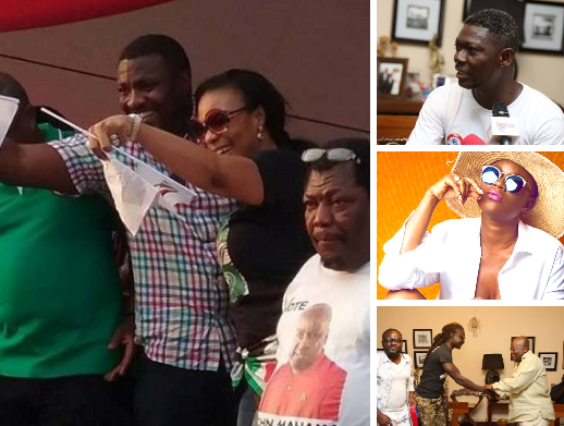 Celebrities supporting Mahama and Akufo-Addo