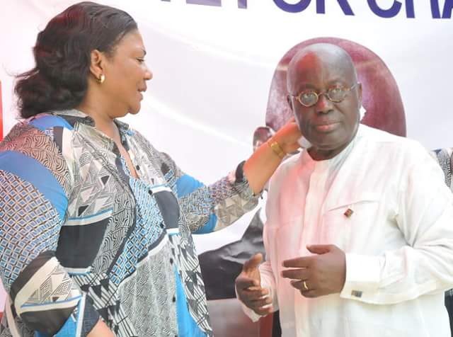 Rebecca with Husband, Nana Addo