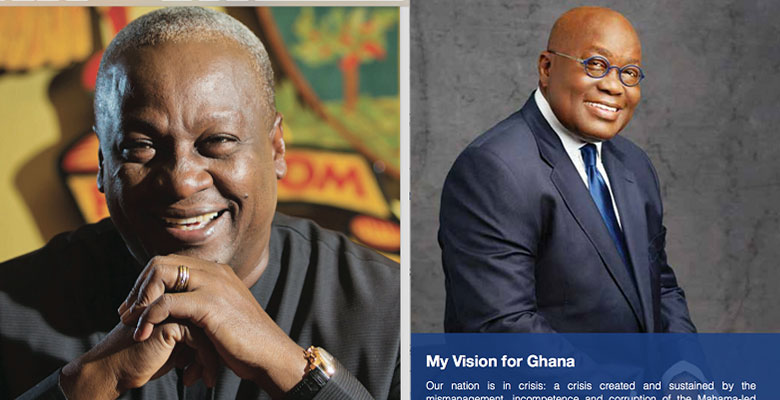 Mahama’s funny make-up and Akufo-Addo’s ‘dishonest’ photo 