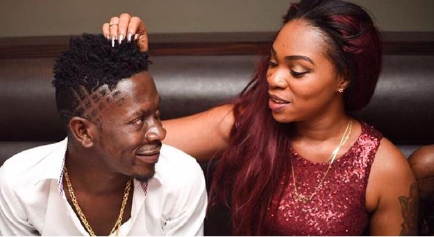 Shatta with wife Michy