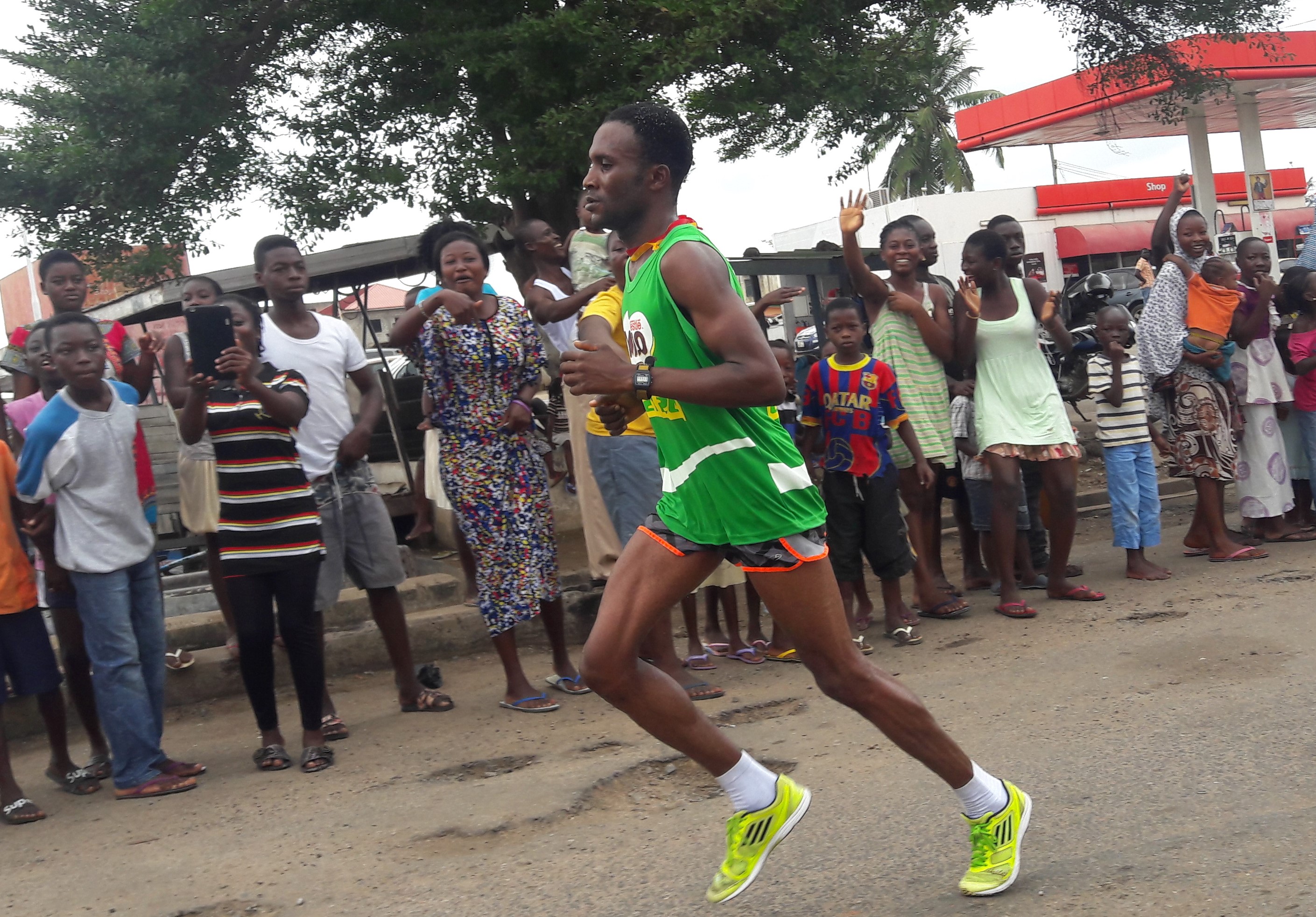  Yakubu on his way to victory