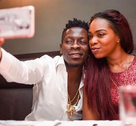Shatta Wale with Partner Michy