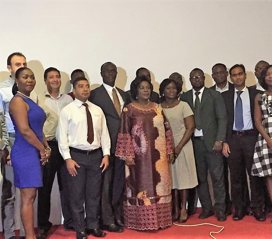 The Aviation Minister with some industry players