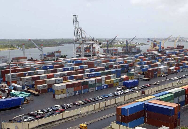 Port at Apapa - Lagos