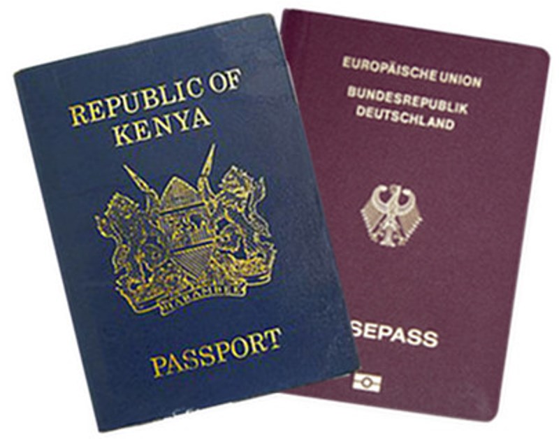 Kenyan e-Passport.