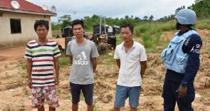 Chinese illegal miners picked up by Operation Vanguard