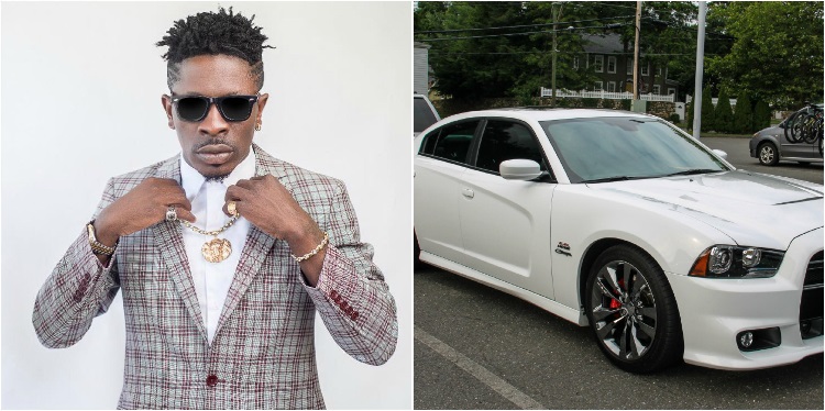 shatta_wale_recieves_brand_new_dodge_charger