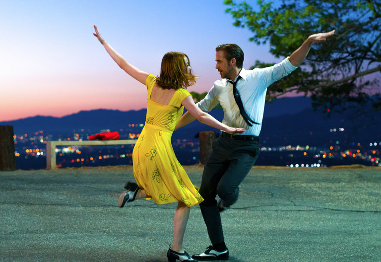 “La La Land,” the show-business musical starring Emma Stone and Ryan Gosling