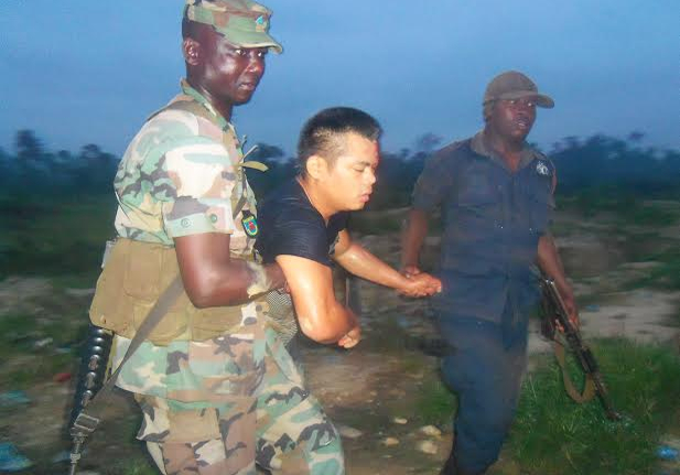9 Chinese and 2 Ghanaian illegal miners arrested