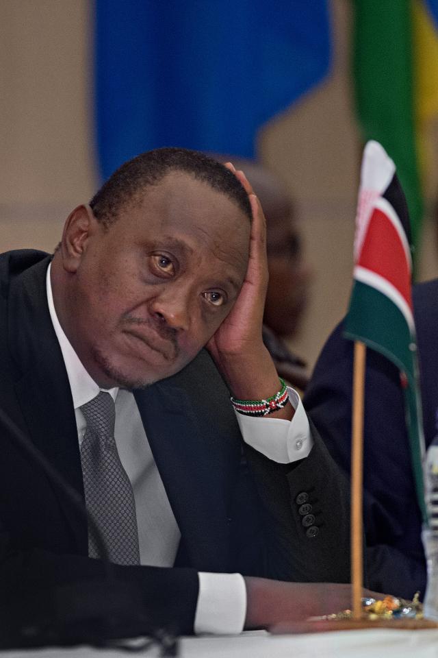 Kenya's President Uhuru Kenyatta