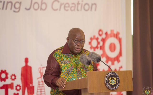 President Nana Akufo - Addo at the NEIP launch