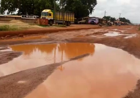 Some uncompleted roads in the country