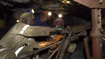 An Anglo Ashanti gold mine