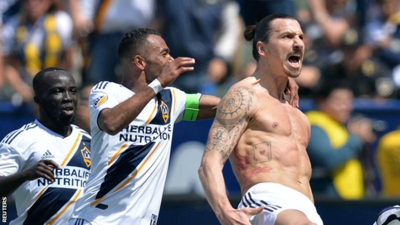 The crowd were chanting 'We want Zlatan!' when LA Galaxy were 3-1 down in the closing stages