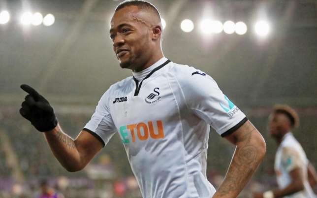 Jordan Ayew scored for Swansea