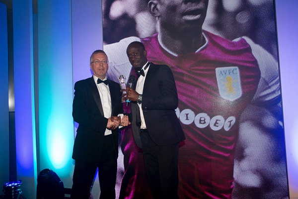 Albert Adomah has been voted Aston Villa Player of the Season