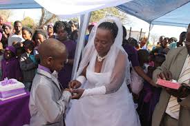 Flash Back: Lungile Makasi & Khabonina Khabo during their marriage in 2014