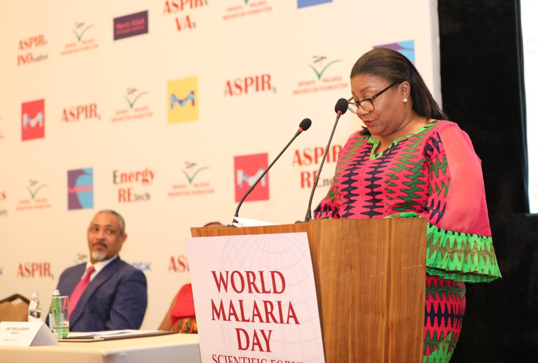 Mrs. Rebecca Akufo-Addo, First Lady, delivering her speech