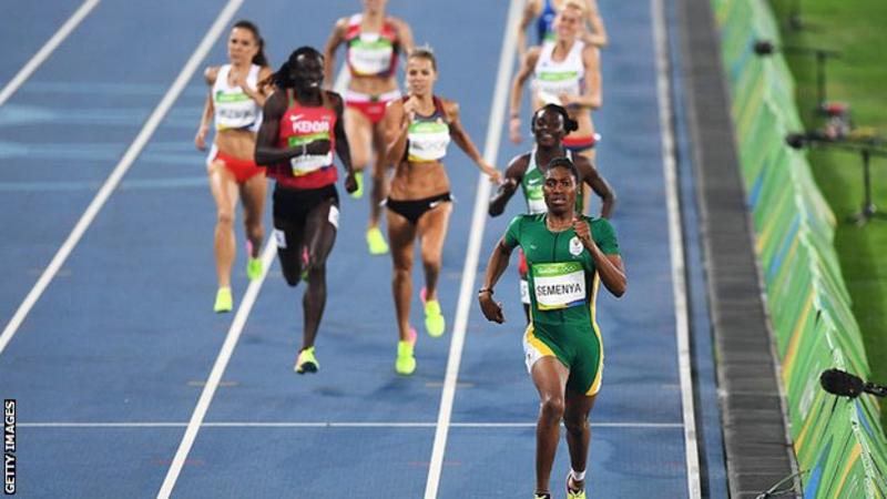 South Africa's Caster Semenya is the current Olympic, world and Commonwealth 800m champion