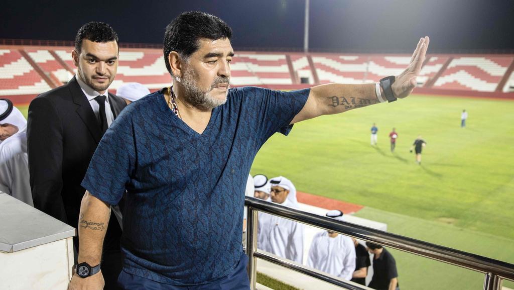 Diego Maradona had been tasked with taking Al Fujairah back to the top flight after a two-year absence