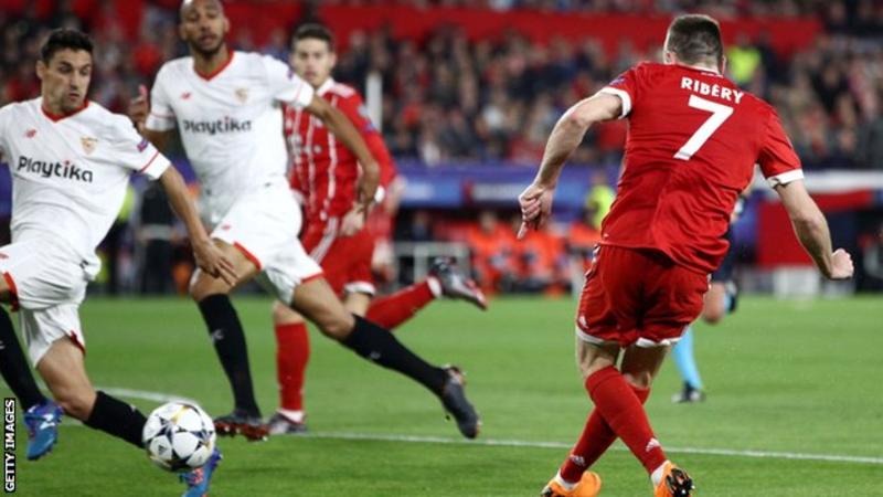 Franck Ribery played a key part in both Bayern Munich goals