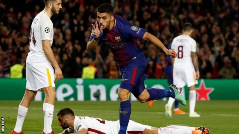 Luis Suarez had not scored in 10 Champions League games - a run going back to March 2017