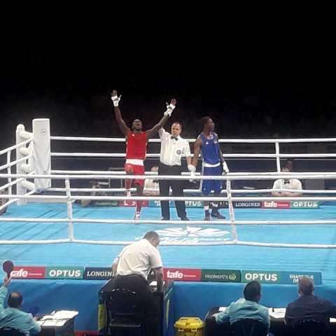 Jessie Lartey recorded another boxing win for Ghana at the Commonwealth Games