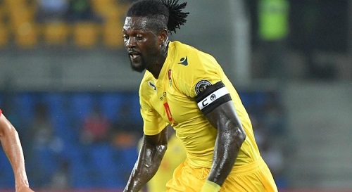 Emmanuel Adebayor first played for Togo in a World Cup qualifier in Lusaka in July 2000