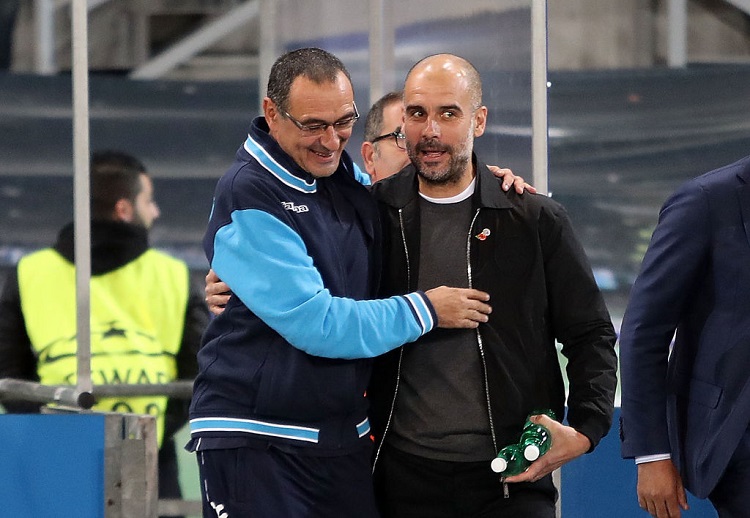 Pep Guardiola and Maurizio Sarri