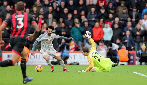 Africans Abroad Review:Salah’s Hat-trick takes Liverpool top