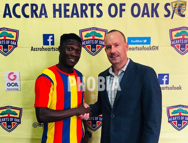 Former Karela United winger Dominic Eshun joins Hearts of Oak