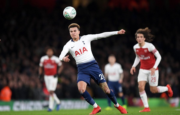 EFL Cup: Watch Spurs stun Arsenal at Emirates to advance to semis