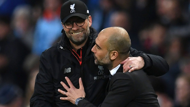 Jurgen Klopp says Pep Guardiola's side are world's best