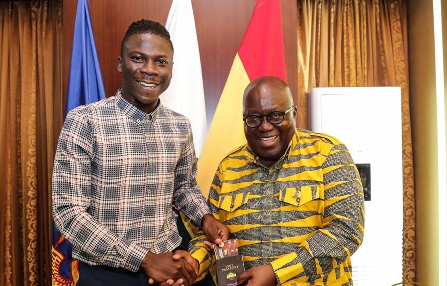 Everything you need to know about Stonebwoy's visits to Nana Addo's office