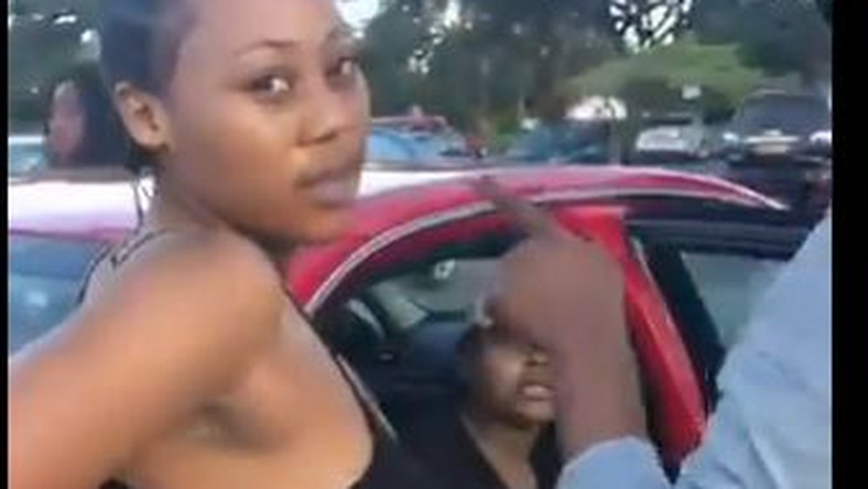 Wife catches slay queen driving husband’s car, dragged her out of the car