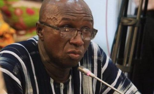 Interior Minister Ambrose Dery 